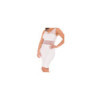 Robe sensuelle et habillée avec maille transparente blanche 